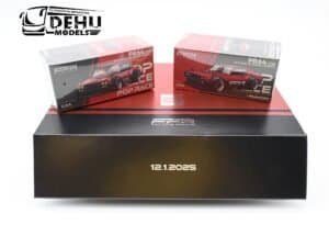 Auto a Escala 1/64 SET Fat Five Racing Hakosuka y Kenmeri Rojo-Negro, PR64-02389  Pop Race