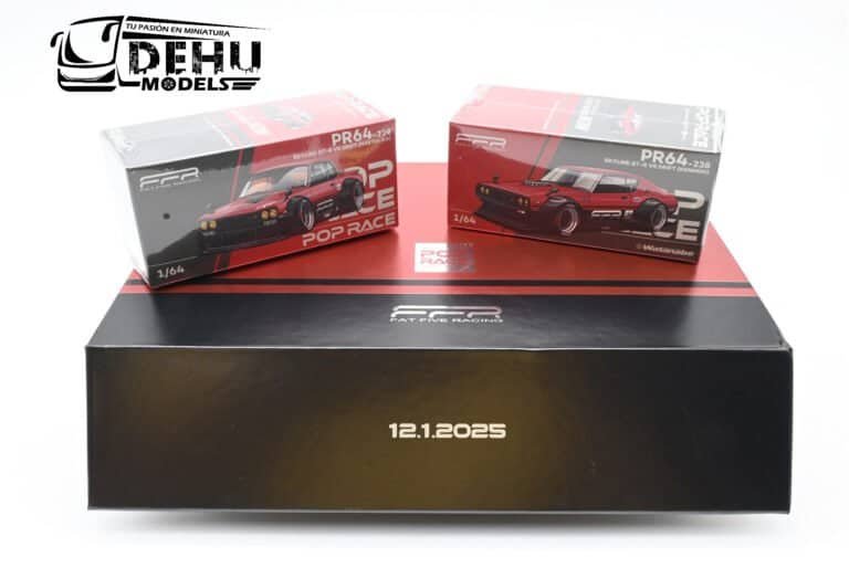 PR64-02389 SET Fat Five Racing Hakosuka y Kenmeri, Rojo - Negro (4)
