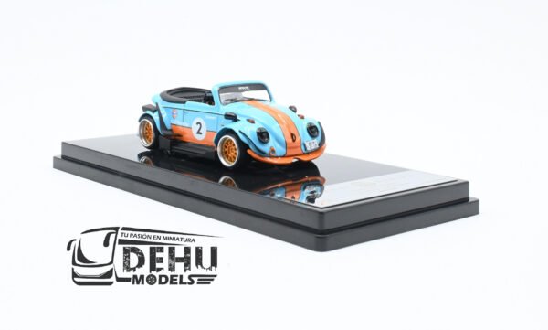 Auto a Escala 1/64 Volkswagen Beetle (vocho) Rauh Welt Begriff Brazilian Design Gulf, RD6406 Inspire Model - Imagen 3