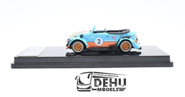Auto a Escala 1/64 Volkswagen Beetle (vocho) Rauh Welt Begriff Brazilian Design Gulf, RD6406 Inspire Model - Imagen 7