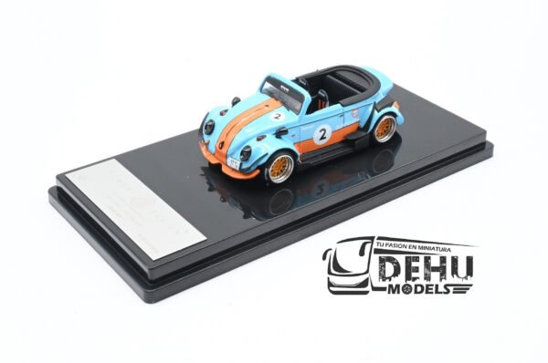 Auto a Escala 1/64 Volkswagen Beetle (vocho) Rauh Welt Begriff Brazilian Design Gulf, RD6406 Inspire Model - Imagen 9