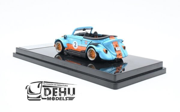 Auto a Escala 1/64 Volkswagen Beetle (vocho) Rauh Welt Begriff Brazilian Design Gulf, RD6406 Inspire Model - Imagen 6