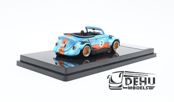 Auto a Escala 1/64 Volkswagen Beetle (vocho) Rauh Welt Begriff Brazilian Design Gulf, RD6406 Inspire Model - Imagen 5