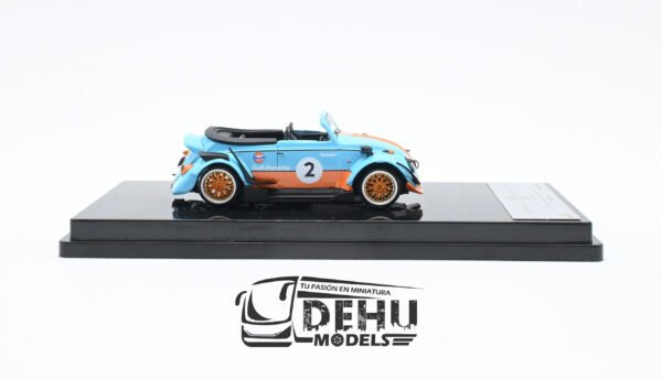 Auto a Escala 1/64 Volkswagen Beetle (vocho) Rauh Welt Begriff Brazilian Design Gulf, RD6406 Inspire Model - Imagen 4