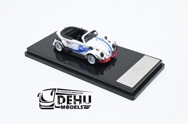 Auto a Escala 1/64 Volkswagen Beetle (vocho) Rauh Welt Begriff Brazilian Design Martini Racing Blanco-Azul-Rojo, RD6408 Inspire Model - Imagen 2