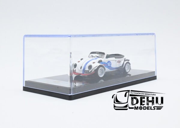 Auto a Escala 1/64 Volkswagen Beetle (vocho) Rauh Welt Begriff Brazilian Design Martini Racing Blanco-Azul-Rojo, RD6408 Inspire Model - Imagen 10
