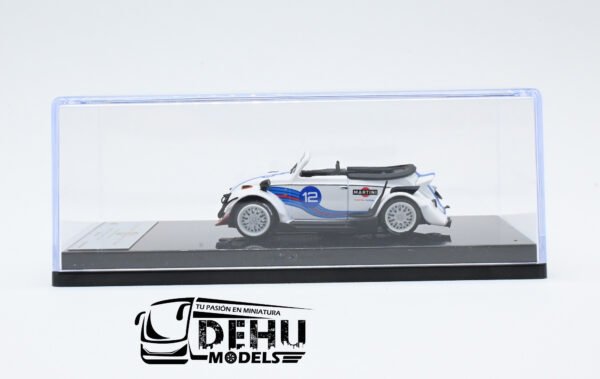 Auto a Escala 1/64 Volkswagen Beetle (vocho) Rauh Welt Begriff Brazilian Design Martini Racing Blanco-Azul-Rojo, RD6408 Inspire Model - Imagen 11