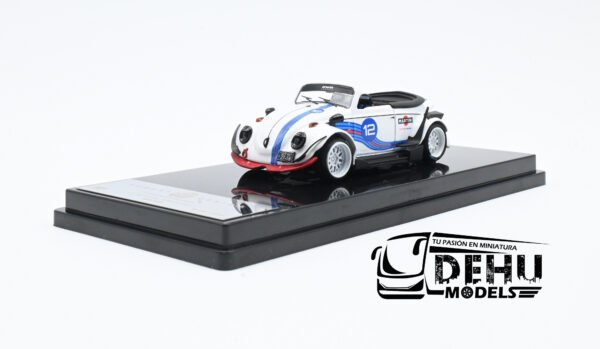 Auto a Escala 1/64 Volkswagen Beetle (vocho) Rauh Welt Begriff Brazilian Design Martini Racing Blanco-Azul-Rojo, RD6408 Inspire Model