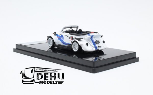 Auto a Escala 1/64 Volkswagen Beetle (vocho) Rauh Welt Begriff Brazilian Design Martini Racing Blanco-Azul-Rojo, RD6408 Inspire Model - Imagen 6