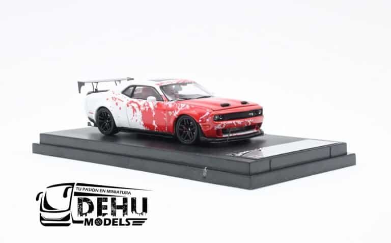 STHDCSAROBL Dodge Challenger SRT Hellcat, Rojo - Blanco (10)