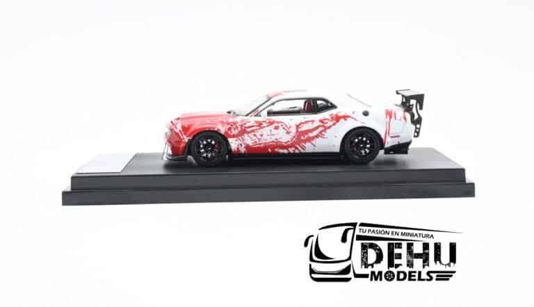 STHDCSAROBL Dodge Challenger SRT Hellcat, Rojo - Blanco (6)