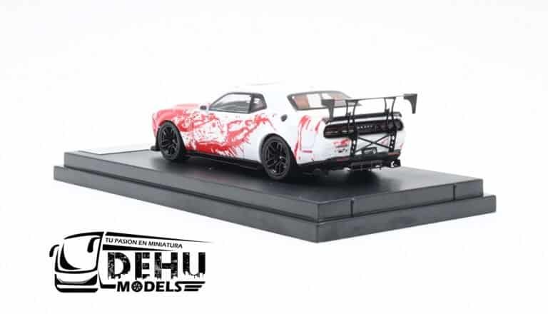 STHDCSAROBL Dodge Challenger SRT Hellcat, Rojo - Blanco (7)
