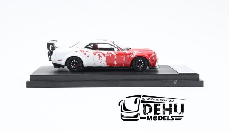 STHDCSAROBL Dodge Challenger SRT Hellcat, Rojo - Blanco (9)