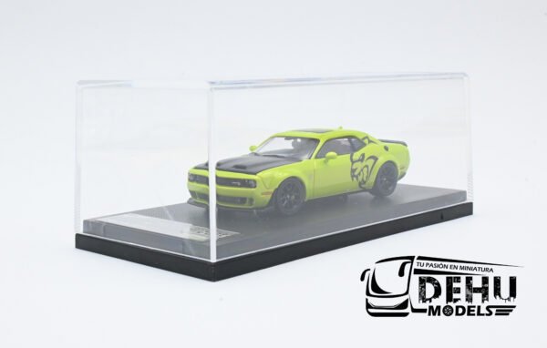 Auto a Escala 1/64 Dodge Challenger SRT Hellcat Verde - Negro, STHDCVENE Stance Hunters - Imagen 10