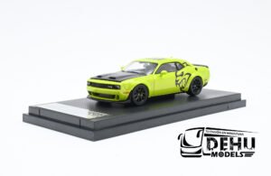 Auto a Escala 1/64 Dodge Challenger SRT Hellcat Verde - Negro, STHDCVENE Stance Hunters