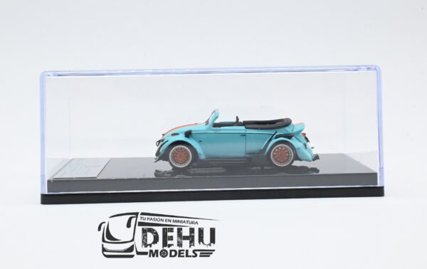 Auto a Escala 1/64 Volkswagen Beetle (vocho) Rauh Welt Begriff Brazilian Design Azul-Naranja, ST_740008A Inspire Model - Imagen 10
