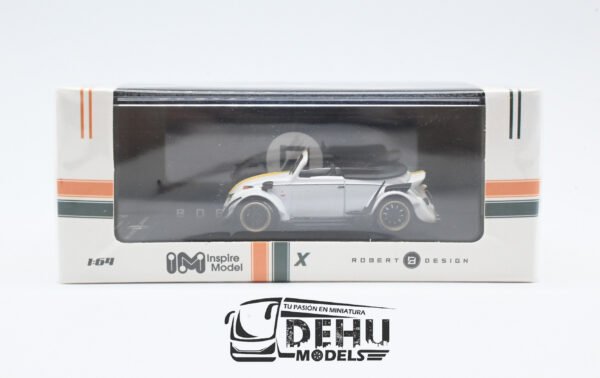 Auto a Escala 1/64 Volkswagen Beetle (vocho) Rauh Welt Begriff Brazilian Design Blanco-Verde-Amarillo, ST_740008H Inspire Model - Imagen 12