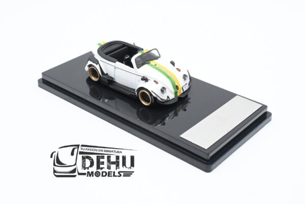 Auto a Escala 1/64 Volkswagen Beetle (vocho) Rauh Welt Begriff Brazilian Design Blanco-Verde-Amarillo, ST_740008H Inspire Model - Imagen 2