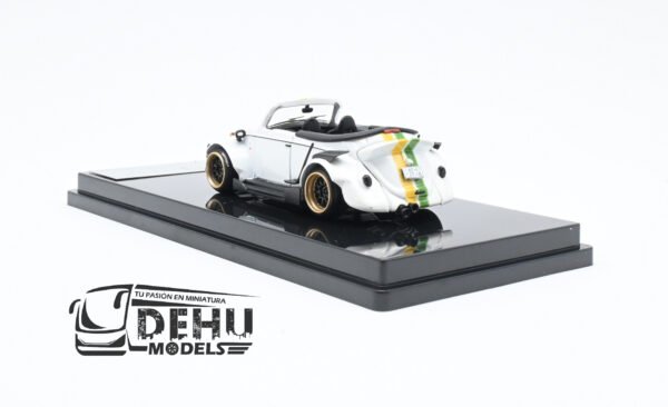 Auto a Escala 1/64 Volkswagen Beetle (vocho) Rauh Welt Begriff Brazilian Design Blanco-Verde-Amarillo, ST_740008H Inspire Model - Imagen 6