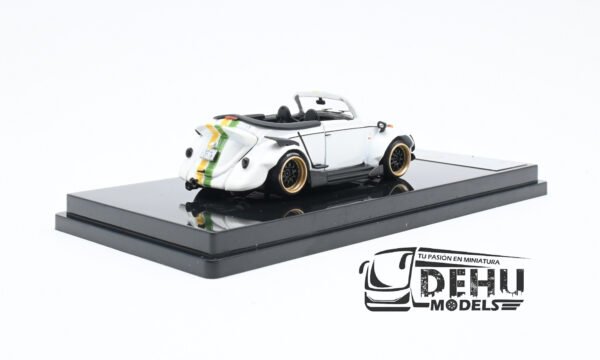 Auto a Escala 1/64 Volkswagen Beetle (vocho) Rauh Welt Begriff Brazilian Design Blanco-Verde-Amarillo, ST_740008H Inspire Model - Imagen 5