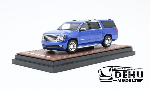 Camioneta a Escala 1/64 Chevrolet Suburban Azul, SUBAZULGOC Goc Vehicle Museum