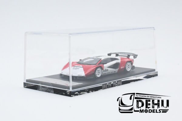 Auto a Escala 1/64 Lamborghini Countach LPI 800-4 V PSC DESIGN Marlboro Tribute Edition Blanco-Rojo, TM647703 TIMEMICRO - Imagen 10