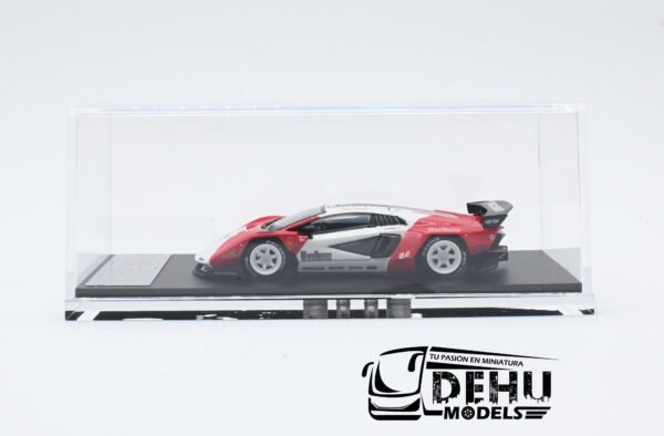 Auto a Escala 1/64 Lamborghini Countach LPI 800-4 V PSC DESIGN Marlboro Tribute Edition Blanco-Rojo, TM647703 TIMEMICRO - Imagen 11
