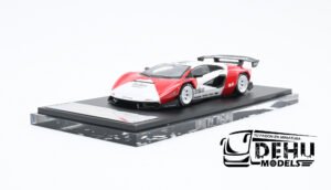 Auto a Escala 1/64 Lamborghini Countach LPI 800-4 V PSC DESIGN Marlboro Tribute Edition Blanco-Rojo, TM647703 TIMEMICRO