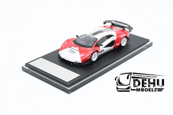 Auto a Escala 1/64 Lamborghini Countach LPI 800-4 V PSC DESIGN Marlboro Tribute Edition Blanco-Rojo, TM647703 TIMEMICRO - Imagen 9