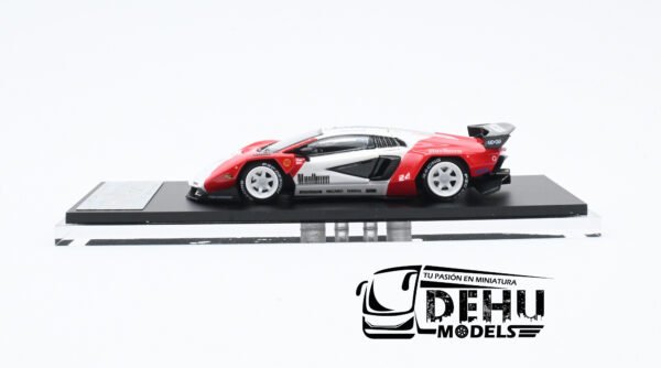Auto a Escala 1/64 Lamborghini Countach LPI 800-4 V PSC DESIGN Marlboro Tribute Edition Blanco-Rojo, TM647703 TIMEMICRO - Imagen 7