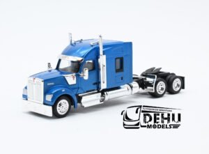 Tráiler a Escala 1/87 Kenworth W990 Sleeper Cab Solo Tracto Azul, 990065 HO Logistics