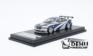 Auto a Escala 1/64 BMW M3E46 GTR Most Wanted Gris - Azul, BMWMWGRAZMJ MJ Model