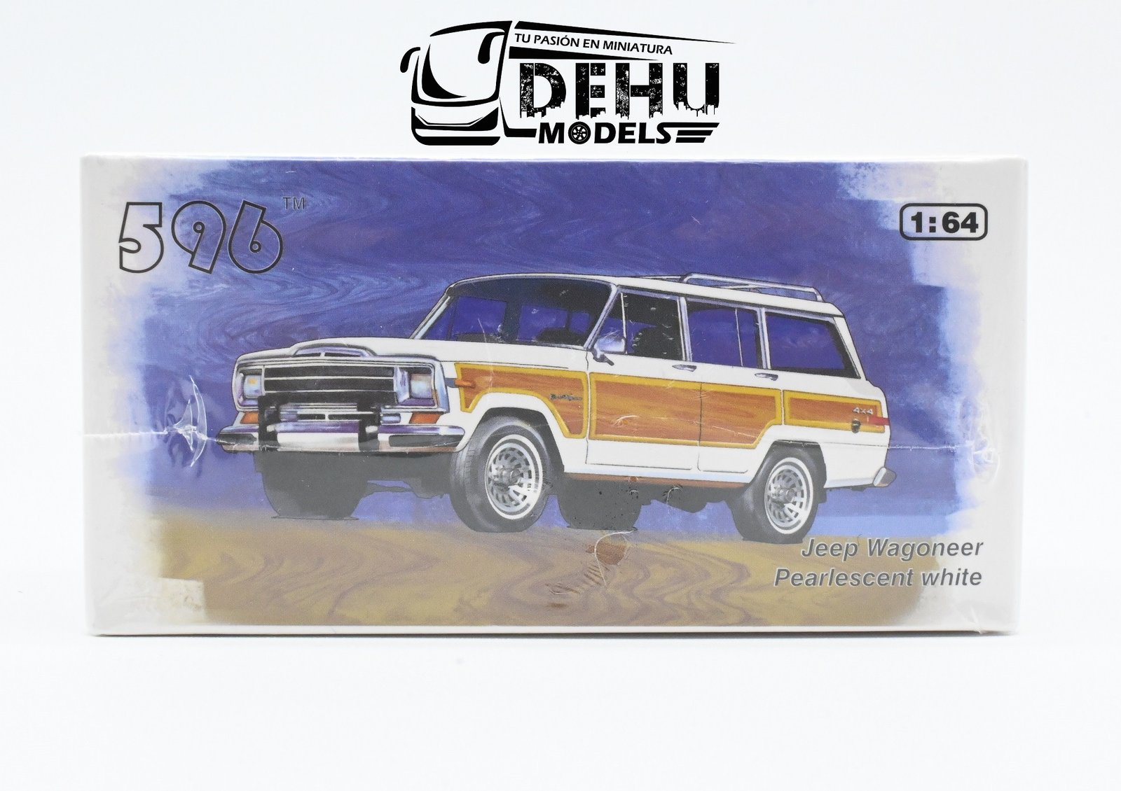 Camioneta a Escala 1/64 Jeep Wagoneer Blanco Aperlado, CBP-083 596 Model - Imagen 10