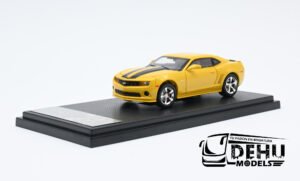 Auto a Escala 1/64 Chevrolet Camaro Amarillo - Negro, CHECAAMNEFW Fine Works 64