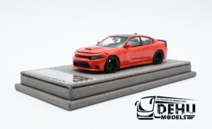 Auto a Escala 1/64 Dodge Charger SRT Hellcat HEMI Daytona Naranja - Negro, DOCHASHNANEEC Elite Collectibles