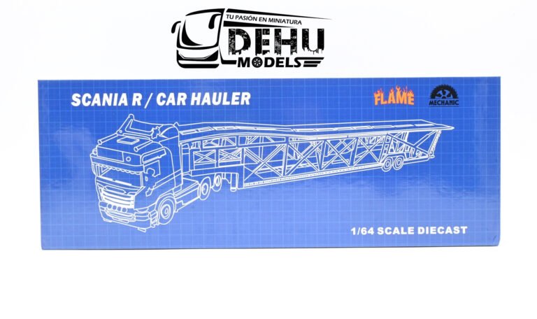 FLAMESCANODBLRO Scania R Car Hauler Madrina Nodriza, Blanco - Rojo (1)