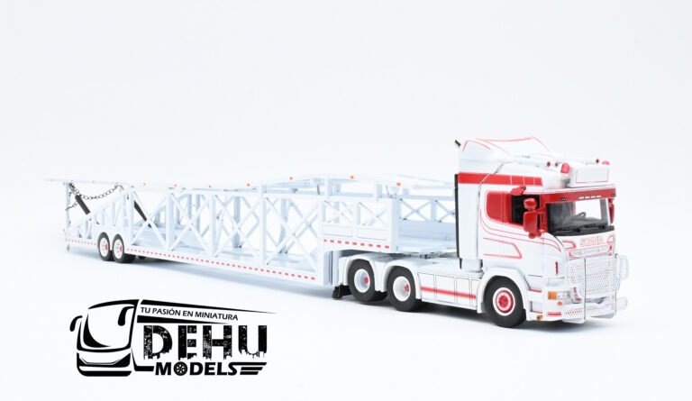 FLAMESCANODBLRO Scania R Car Hauler Madrina Nodriza, Blanco - Rojo (10)