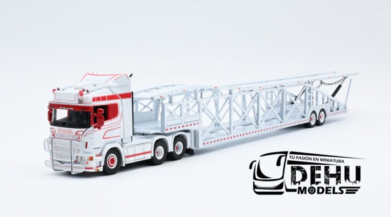 FLAMESCANODBLRO Scania R Car Hauler Madrina Nodriza, Blanco - Rojo (2)