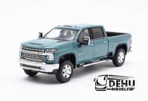 Camioneta a Escala 1/64 Chevrolet Silverado 2500 HD Pick-Up Heavy Duty Azul, S1005 Smallcar