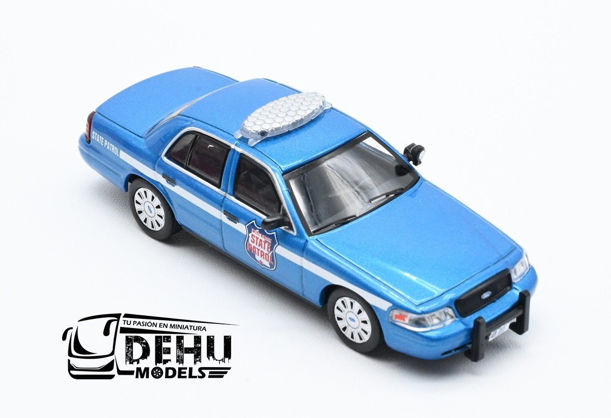 CBP-104 Ford Crown Victoria Wisconsin State Patrol, Azul - Blanco (9)