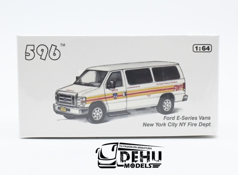 CBP-111 Ford E-350 Super Duty AdvanceTrac RSC E-Series Vans New York City NY Fire Dept, Blanco - Rojo (1)