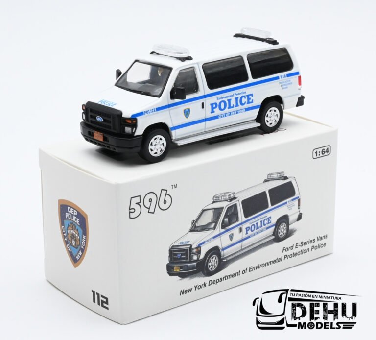 CBP-112 Ford E-350 Super Duty AdvanceTrac RSC E-Series Vans New York Department of Environmental Protection Police, Blanco - Azul (10)