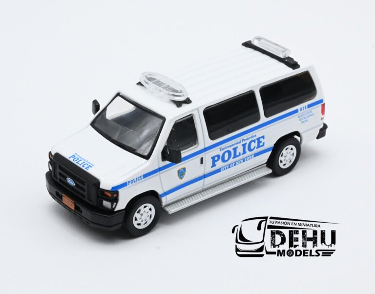 CBP-112 Ford E-350 Super Duty AdvanceTrac RSC E-Series Vans New York Department of Environmental Protection Police, Blanco - Azul (3)