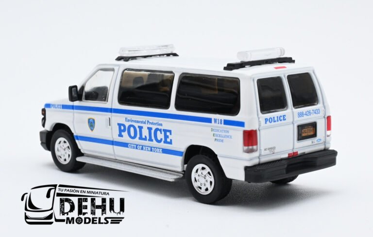 CBP-112 Ford E-350 Super Duty AdvanceTrac RSC E-Series Vans New York Department of Environmental Protection Police, Blanco - Azul (5)
