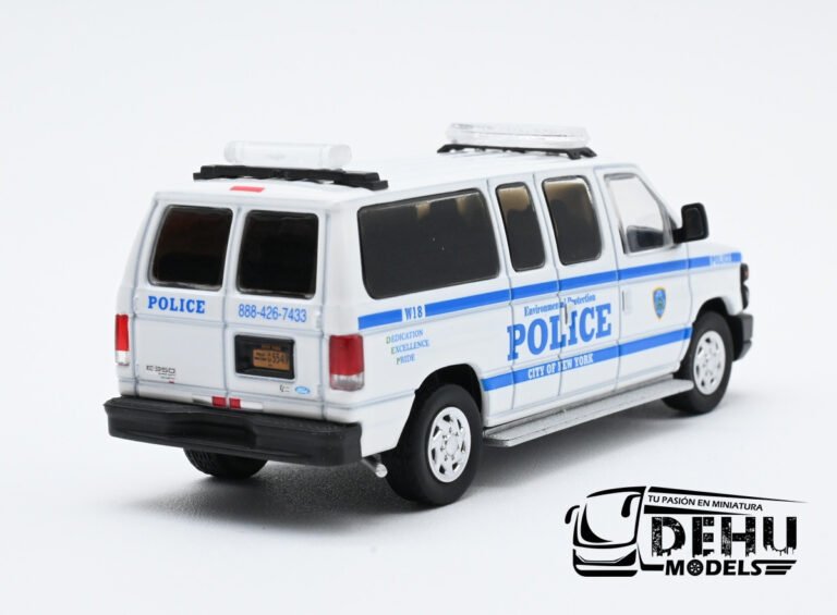 CBP-112 Ford E-350 Super Duty AdvanceTrac RSC E-Series Vans New York Department of Environmental Protection Police, Blanco - Azul (6)