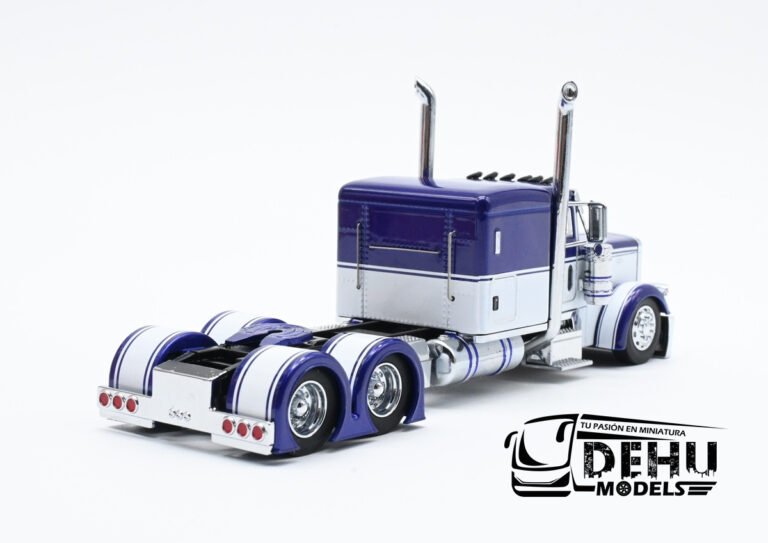 CBP-113 Peterbilt 379 Sleeper Cab Solo Tracto, Morado - Blanco (6)