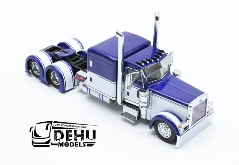 CBP-113 Peterbilt 379 Sleeper Cab Solo Tracto, Morado - Blanco (9)