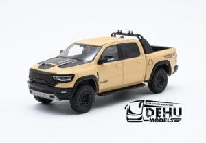 Camioneta a Escala 1/64 Dodge RAM 1500 TRX Amarillo - Negro, CBP-130 596 Model
