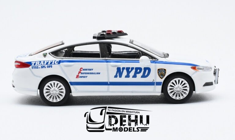 CBP-122 Ford Fusion New York City Police Cars Traffic Division And Traffic Units NYPD, Blanco - Azul (7)