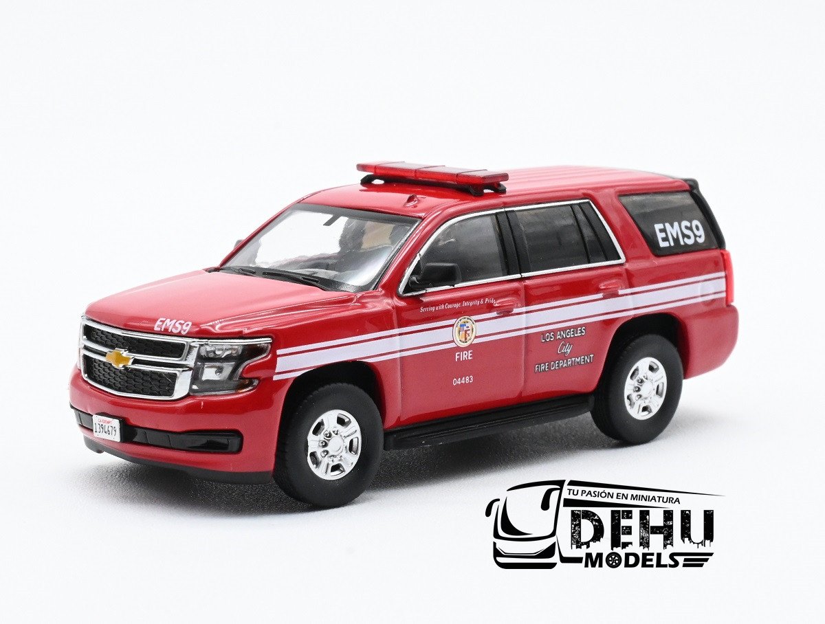 CBP-139 Chevrolet Tahoe Los Angeles City CA Fire Dept, Rojo - Blanco (1)